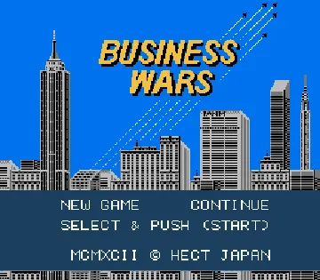 Business Wars (Japan) screen shot title